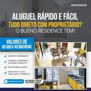 Kitnet com 1 Quarto para alugar, 29m² no Setor Sol Nascente, Goiânia
