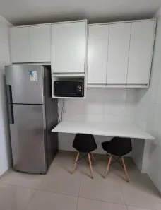 Apartamento com 1 Quarto para alugar, 61m² no Gonzaga, Santos