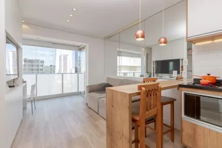 Kitnet com 1 Quarto à venda, 34m² no Santo Amaro, São Paulo