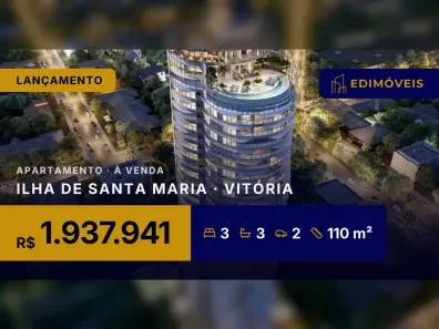 Apartamento com 3 Quartos à venda, 110m² no Ilha de Santa Maria, Vitória