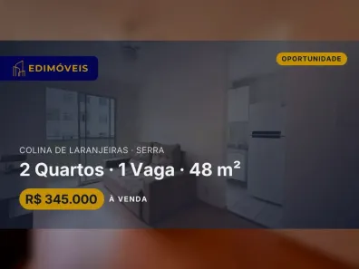 Apartamento com 2 Quartos à venda, 48m² no Colina de Laranjeiras, Serra