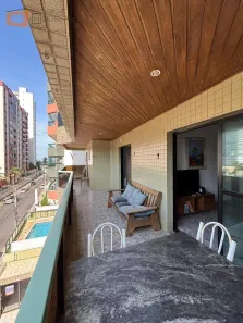 Apartamento com 3 Quartos para alugar, 131m² no Canto do Forte, Praia Grande