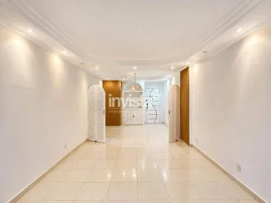 Apartamento com 3 Quartos para alugar, 130m² no Campo Grande, Santos