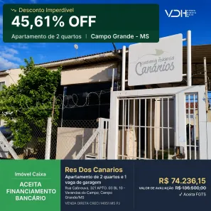 Apartamento com 2 Quartos à venda, 42m² no Varandas do Campo, Campo Grande