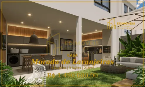 Casa com 4 Quartos à venda, 218m² no Morada de Laranjeiras, Serra