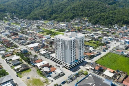 Apartamento com 2 Quartos para alugar, 56m² no Alto São Bento, Itapema