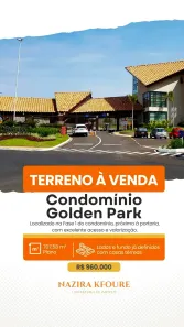 Lote/Terreno à venda, 707m² no Golden Park Residence II, Mirassol