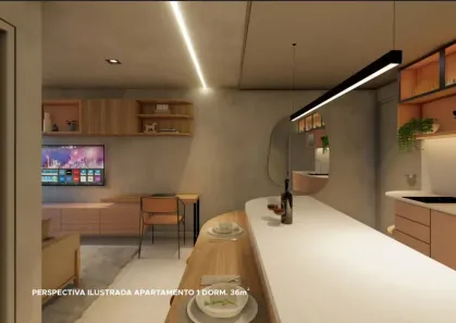 Apartamento com 1 Quarto à venda, 36m² no Vila Congonhas, São Paulo