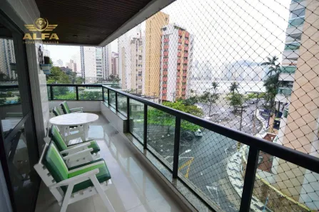 Apartamento com 3 Quartos à venda, 100m² no Jardim Astúrias, Guarujá