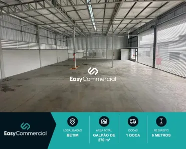 Galpão/Depósito/Armazém para alugar, 538m² no Centro, Betim