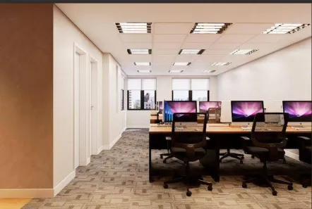 Sala Comercial para alugar, 110m² no Vila Cordeiro, São Paulo