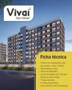 Apartamento com 2 Quartos à venda, 38m² no São Rafael, Salvador