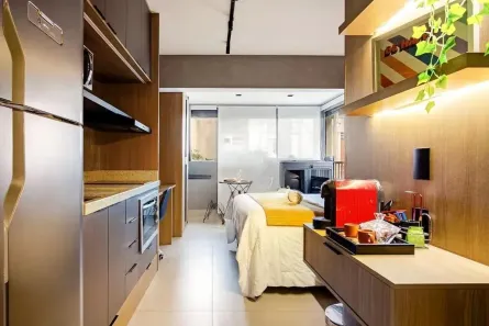 Kitnet com 1 Quarto à venda, 27m² no Jardim Paulista, São Paulo