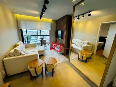 Apartamento com 1 Quarto para alugar, 54m² no Boqueirão, Santos