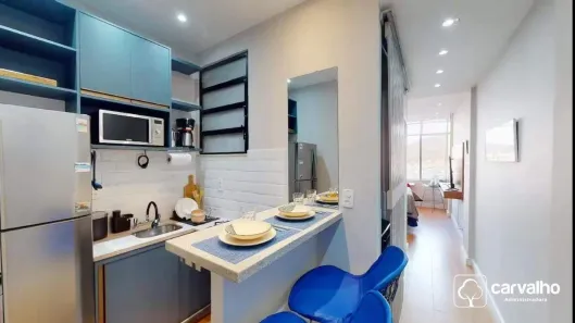 Apartamento com 1 Quarto para alugar, 25m² no Botafogo, Rio de Janeiro