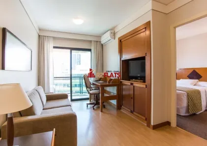 Flat com 1 Quarto à venda, 40m² no Brooklin Paulista, São Paulo