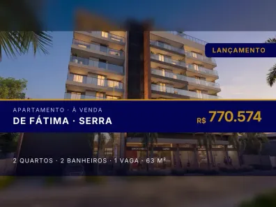 Apartamento com 2 Quartos à venda, 63m² no de Fátima, Serra