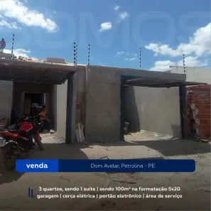 Casa com 3 Quartos à venda, 100m² no Dom Avelar, Petrolina