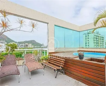 Cobertura com 1 Quarto à venda, 172m² no Humaitá, Rio de Janeiro