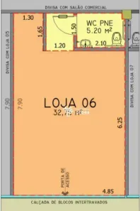Sala Comercial para alugar, 38m² no Jardim Alphacenter, Santa Bárbara D'Oeste