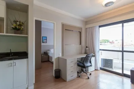 Apartamento com 1 Quarto para alugar, 33m² no Indianópolis, São Paulo