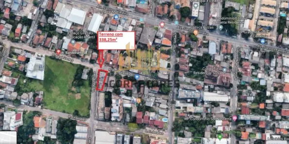 Lote/Terreno à venda, 338m² no Nossa Senhora das Graças, Canoas