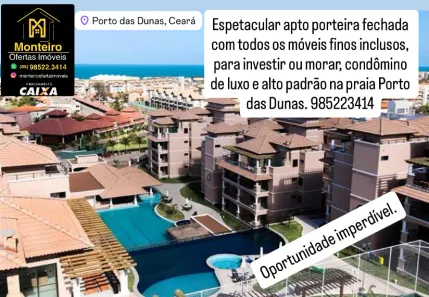 Apartamento com 2 Quartos à venda, 70m² no Porto das Dunas, Aquiraz