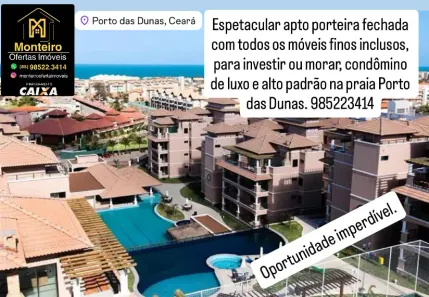 Apartamento com 2 Quartos à venda, 70m² no Porto das Dunas, Aquiraz