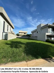 Lote/Terreno à venda, 300m² no Parqville Pinheiros, Aparecida de Goiânia
