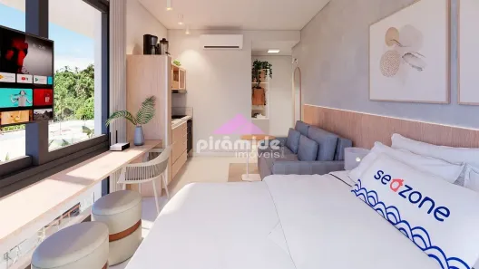 Apartamento com 1 Quarto à venda, 16m² no Loteamento Balneário Camburi, Caraguatatuba