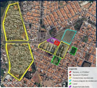 Lote/Terreno à venda, 4174m² no Cariobinha, Americana