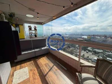 Apartamento com 3 Quartos à venda, 92m² no Ponta da Praia, Santos