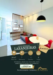 Apartamento com 1 Quarto à venda, 24m² no Laranjeiras, Rio de Janeiro