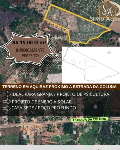 Lote/Terreno à venda, 94948m² no Justiniano de Serpa, Aquiraz