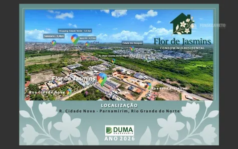Casa de Condomínio com 3 Quartos à venda, 103m² no Parque das Árvores, Parnamirim