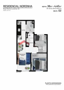 Apartamento com 2 Quartos à venda, 37m² no Vila Dalila, São Paulo