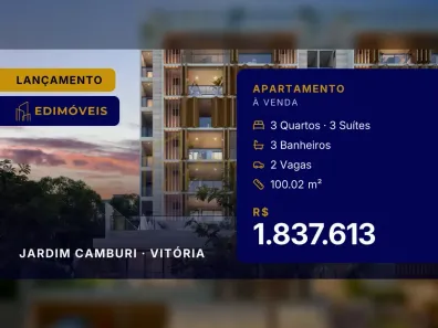 Apartamento com 3 Quartos à venda, 100m² no Jardim Camburi, Vitória