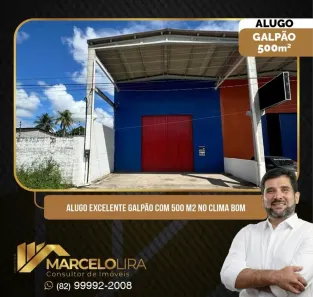 Galpão/Depósito/Armazém para alugar, 500m² no Santos Dumont, Maceió