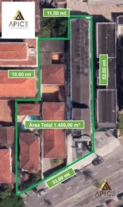 Lote/Terreno à venda, 1450m² no Campo Grande, Santos