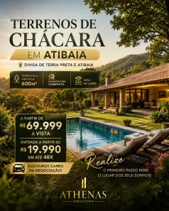 Lote/Terreno à venda, 600m² no Centro, Atibaia