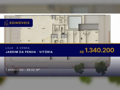 Ponto Comercial à venda, 36m² no Jardim da Penha, Vitória