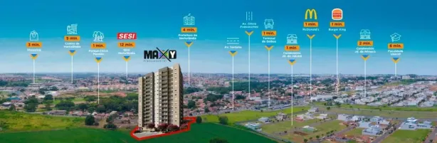 Apartamento com 2 Quartos à venda, 56m² no Parque Ortolândia, Hortolândia
