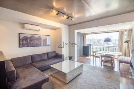 Apartamento com 1 Quarto para alugar, 80m² no Cidade Monções, São Paulo