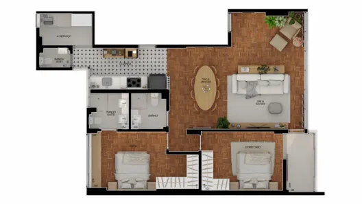 Apartamento com 2 Quartos à venda, 98m² no Santa Cecília, São Paulo