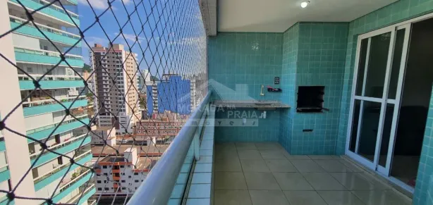 Apartamento com 3 Quartos para alugar, 110m² no Canto do Forte, Praia Grande