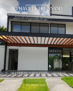 Casa de Condomínio com 4 Quartos à venda, 340m² no Várzea, Recife