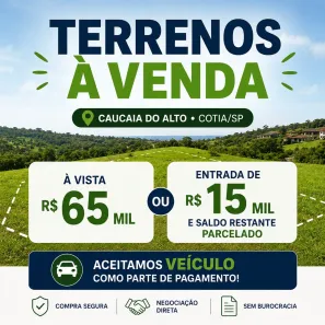 Lote/Terreno à venda, 500m² no Centro (Caucaia do Alto), Cotia