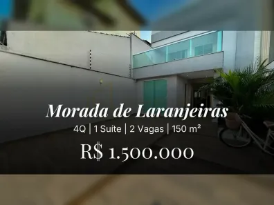 Casa com 4 Quartos à venda, 150m² no Morada de Laranjeiras, Serra