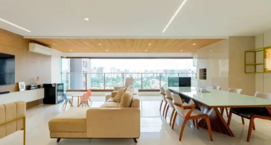 Apartamento com 3 Quartos para alugar, 145m² no Brooklin Novo, São Paulo