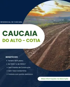 Lote/Terreno à venda, 500m² no Jardim Caiapiá, Cotia